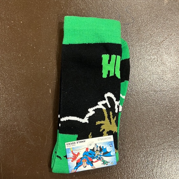 Hulk Socks DC Comics Bioworld Animated Incredible Hulk Unisex - Picture 5 of 5